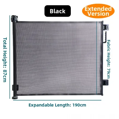 Expandable Baby Safety Guard Rail Stair Pet Barrier No Drilling Required