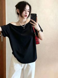 XINDADANG | Off-Shoulder Loose and Slim T-Shirt