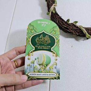 10 PCS AMPLOP/ANGPAU EMBOS LEBARAN IDUL FITRI UKURAN MEDIUM / AMPLOP MURAH AMPLOP CANTIK