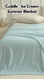 Cuddle™ Ice Cream Cooling Summer Blanket | Soft Lightweight Breathable & Skin-Friendly Quilt