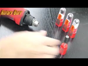 BOR TUNER ECERAN AS 3MM KARBIDA BOR CUN PENDEK PANJANG MATA BOR KOREK TUN DIAMOND ROTARY BURRS TUNGSTEN CARBIDE S / L TCT