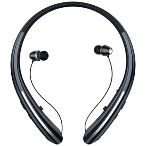 Bluetooth Headphones Neckband Retractable Headset Wireless Sports Earbuds Noise Cancelling Stereo Earphones with Microphone
