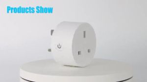 TUYA Smart Wifi Plug Socket 16A Power Switch Remote Control Alexa Speaker Google Home Assistant Voice Control UK Plug