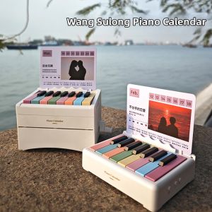 Play Piano Calendar Mini Creative Desk Ornament