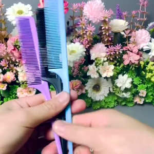 SET 5 cây lược chia tóc Lược Rẽ Ngôi Đầu Nhọn Tạo Kiểu Chia Lọn Tóc Salon nhiều màu