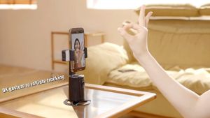 3Life A200 Máy theo dõi PTZ tự động AI theo dõi khuôn mặt thông minh Toàn cảnh và chụp ảnh trực tiếp Du lịch tự động với đèn bổ sung