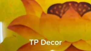 Tranh Trúc Chỉ Tròn - Tranh treo tường trang trí phòng thờ Tranh chất liệu tráng gương  Laminate  TP Decor