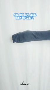 Mangset Tangan Bolak Balik Panjang Bahan Kaos by Alima