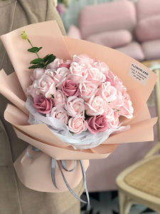 Valentines Day Gift Rose and Carnation Preserved Flower Bouquet