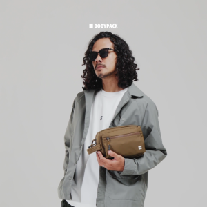 Bodypack Magnus Dopp Kit Tas Organizer Travel Praktis Durable Praktis - Khaki