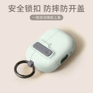 Protective Case For Airpods 4 Cover Luxury Earphone Cover Case For Apple Airpodspro 2 3 1/2 Air Pods Pro Shockproof With Hook