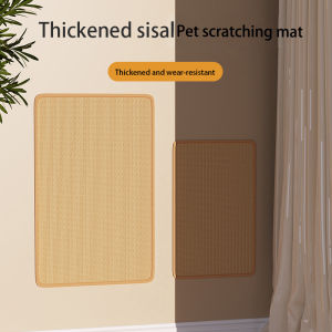 Sisal mat cat scratching board nest wear-resistant and non-shedding cat claw board anti-cat scratching wall cat toy protection