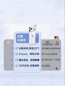 Beizun | Heat Dissipation Transparent Thin Full-Protection Shockproof Stylish Phone Case