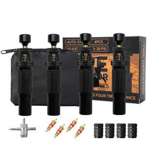Precision Tire Pressure Reduction Tool with Adjustable Auto Stop Tire Deflator for Easy and Efficient Operation