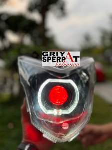 Lampu depan CBR 150 Old lama custome biled biled