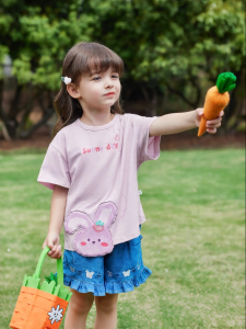 Jelly Baby | Áo Thun Mùa Hè Chống Khuẩn Hình Cartoon Dễ Thương