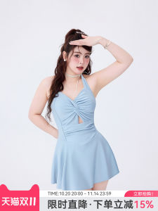 Agliondy plus Size One Piece Swimsuit Womens Hot Spring Beauty Slimming Design High Elasticity Pure Desire Style 2025 New Summer