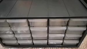 20 Drawers Stackable Multi-Uses Cabinet / Lego Storage Box / Heavy Duty Drawers / Laci Kabinet  Multicompartment Storage Organizer Jewellery Storage