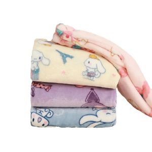 ULEEK  My Melody Flannel Pajamas Pants Kuromi Loungewear Loose Comfortable Warm Thick Fleece Pant Hello Kitty