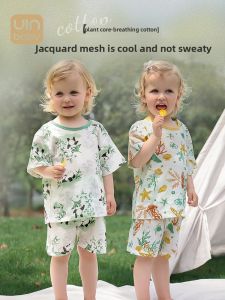 UIN BABY | Đồ Ngủ Mùa Hè Bằng Cotton Nhẹ Cho Trẻ Em