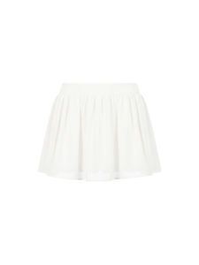 THROUS | Bộ Váy Xòe Peplum Tay Bồng Voan Ren
