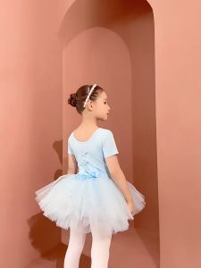 Váy Múa Ba Lê Dài Tay Cộc Tay KIDSBALLET Đầm Múa Cho Bé Váy Múa Trẻ Em Váy Múa Cho Bé