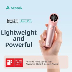 Aecooly | Portable Quiet High-Power USB Turbo Handheld Mini Fan with Long Battery Life