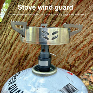 BRS-3000T Special Stainless Steel Windproof Ring Outdoor Gas Furnace Windshield for BRS-3000T SOTO-310 Camping Stove Accessories