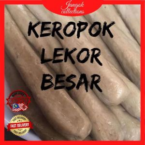 Keropok lekor saiz besar 400gram 1 btg
