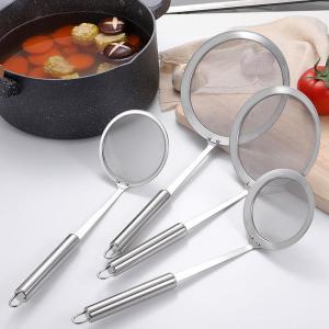 Oil Filtering Spoon Oil Dregs Removal Ultrafine Mesh Strainer