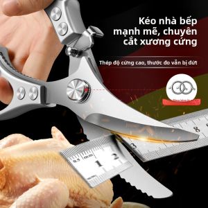 CMGF | Kéo Cắt Xương Gà Vịt Ngỗng Bền Chắc Thép Không Gỉ