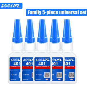401 Instant Super Glue Strong Fast Dry Universal High Strength Adhesive for Resin Ceramic Metal Glass Plastic Wood Powerful