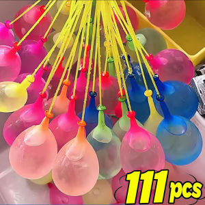 111pcs/bag Filling Water Balloons Funny Summer Outdoor Toy Balloon Bundle Water Balloons Novelty Gag Toys For Children