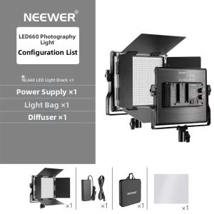 Neewer | Indoor and Outdoor LED Photographic Light Constant Brightness 660