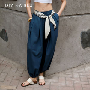 DIVINA BLU | Relaxed Casual Lantern Leggings Yoga Pants 9/10th