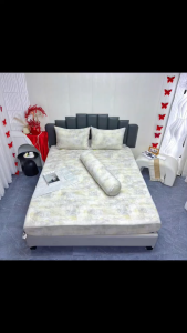 ❄️MÁT LẠNH❄️Bộ Ga Gối Trần Bông Kem Lạnh Spandex Mềm Mịn Mát Rượi Như Băng - Nemtot Bedding