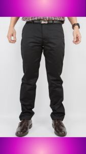 กางเกงแสล็คทรงสุภาพ กางเกงนักศึกษา ยี่ห้อ NATEEPHAT ขากระบอกเล็ก ผ้ากำมะดิน สินค้าไทย คุ้มค่า