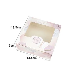 10pcs Cake Box Packaging S/M/L Cupcakes Boxes Wedding/Birthday Home Party Pastry Gift Boxes