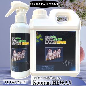 Spray Parfum Penghilang BAU PESING KOTORAN HEWAN KUCING | SUGAR GLIDER | DOGGY | KELINCI | MARMUT 1 Liter Gratis 250ml