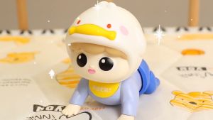 Baby Crawling Toy Electric Baby Musical Toys Mainan Bayi Newborn Sing Walk Twisted Buttocks