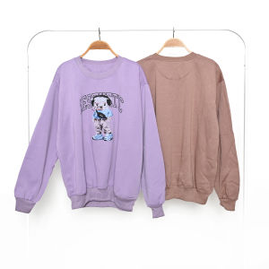 TopOne88 Sweater Basic Crewneck Fleece Pria Wanita Dewasa Sablon DTF AESTETIC