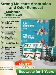 Dehumidifier Activated Charcoal Moisture Absorber Room Closet Indoor Dryer Bag Humidity Absorber Bag Moisture Removal Bag