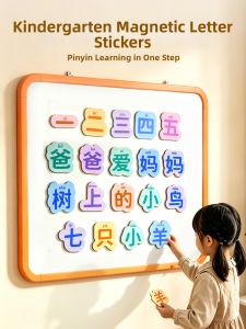 Educational Chinese Characters Magnetic Stickers Cognitive Development Toy