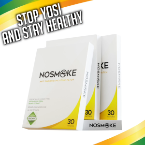 NoSmoke Patch – 1 Box (30 patches) 1 Sachet (5 patches) – Smoking Cessation Aid | Reduce Cravings & Withdrawal | Support Behavioral Change | Nicotine Transdermal Patch for Gradual Quitting