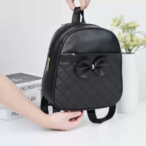 JOANNA BAG #1202 KOREAN PU LEATHER SMALL BACKPACK FEATURING DOUBLE STRAPS AND A ROUNDED SILHOUETTE FOR WOMENS