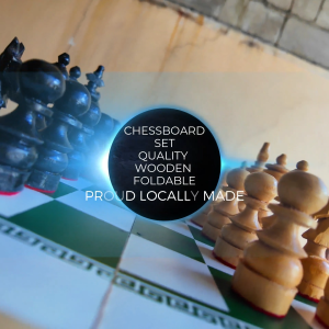 Chess Board Set Tournament Size 20 x 20 Inch Wooden Foldable Imported Lawanit Best Quality