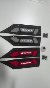 GS866 Carpet-Style Footrests for Yamaha Aerox V3 2025-2026 Motorcycles. . Designed for motorcycle footrests. Fits Yamaha Aerox V3 models 2025-2026.
