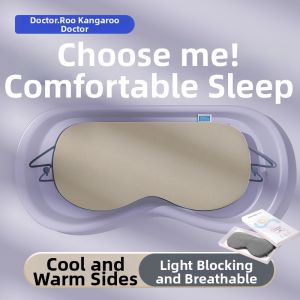 DR.ROOS | Sleep Light Blocking Cool & Warm Eye Mask for Comfortable Eye Care