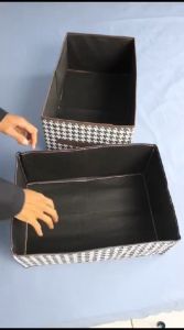 Storage Box Lipat 2 Size Motif Aesthetic Tempat Penyimpanan Baju Multifungsi New Collection -XZ-11