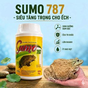 SUMO 787 - Siêu tăng trưởng cho ếch - Định dưỡng đậm đặc - Ếch khỏe - Lớn nhanh - Ít hao hụt